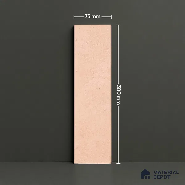 Subway Wall Tile TL 06161 G Eclat Blanc Glint Surface 12 x 3 inch Ceramic Glossy Finish - 10 mm | 48 Random Design | Suitable for Accent / Feature Walls, Bathroom, Kitchen Wall & Backsplashes (Sample)