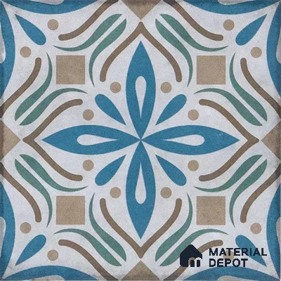 Subway Moroccan Wall & Floor Tile TL 05255 B Silonite Minerva Decor 8 x 8 inch Vitrified Matte Finish - 8 mm | Random Design | Suitable for Accent / Feature Walls, Bathroom, Kitchen Wall & Backsplashes | Please Expect a Slight Variation of Pattern (Sample)