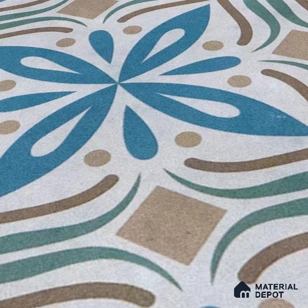 Subway Moroccan Wall & Floor Tile TL 05255 B Silonite Minerva Decor 8 x 8 inch Vitrified Matte Finish - 8 mm | Random Design | Suitable for Accent / Feature Walls, Bathroom, Kitchen Wall & Backsplashes | Please Expect a Slight Variation of Pattern (Sample)