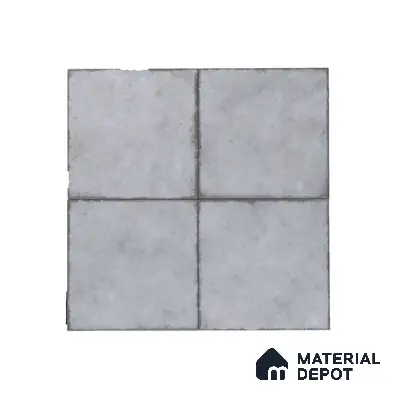 Subway Wall & Floor Tile TL 05255 Silonite Minerva Plain 8 x 8 inch Vitrified Matte Finish - 8 mm | Suitable for Accent / Feature Walls, Bathroom, Kitchen Wall & Backsplashes | Please Expect a Slight Variation of Pattern