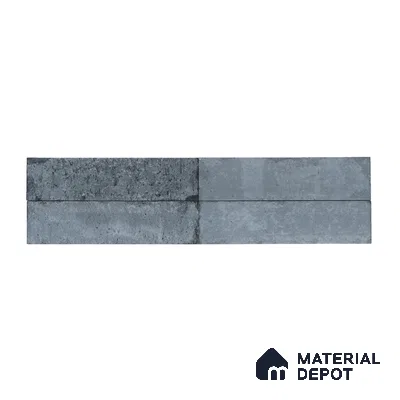 Subway Wall & Floor Tile TL 05227 B Urbanto Base Grey 12 x 3 inch Vitrified Matte Finish - 8 mm | 36 Random Faces | Suitable for Accent / Feature Walls, Bathroom, Kitchen Wall & Backsplashes (Sample)