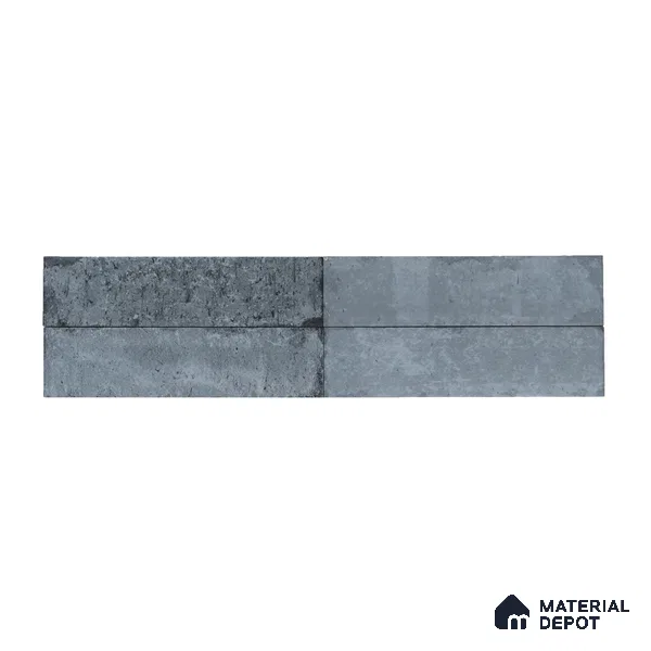 Subway Wall & Floor Tile TL 05227 B Urbanto Base Grey 12 x 3 inch Vitrified Matte Finish - 8 mm | 36 Random Faces | Suitable for Accent / Feature Walls, Bathroom, Kitchen Wall & Backsplashes (Sample)
