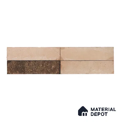 Subway Wall & Floor Tile TL 05227 C Urbanto Base Beige 12 x 3 inch Vitrified Matte Finish - 8 mm | 36 Random Faces | Suitable for Accent / Feature Walls, Bathroom, Kitchen Wall & Backsplashes (Sample)