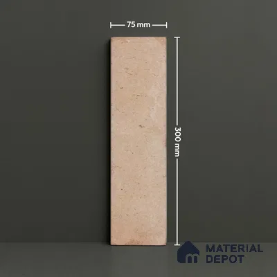 Subway Wall & Floor Tile TL 05227 C Urbanto Base Beige 12 x 3 inch Vitrified Matte Finish - 8 mm | 36 Random Faces | Suitable for Accent / Feature Walls, Bathroom, Kitchen Wall & Backsplashes (Sample)
