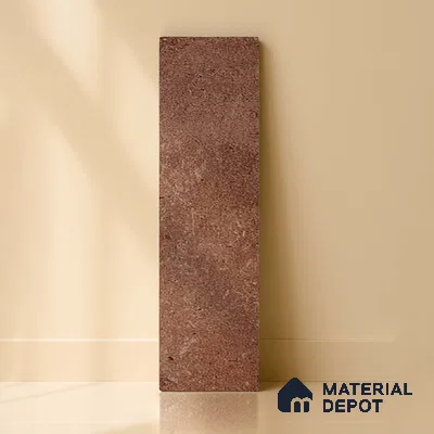 Subway Wall & Floor Tile TL 05227 D Urbanto Base Maroon 12 x 3 inch Vitrified Matte Finish - 8 mm | 36 Random Faces | Suitable for Accent / Feature Walls, Bathroom, Kitchen Wall & Backsplashes (Sample)