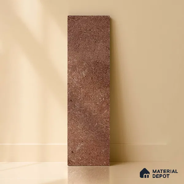 Subway Wall & Floor Tile TL 05227 D Urbanto Base Maroon 12 x 3 inch Vitrified Matte Finish - 8 mm | 36 Random Faces | Suitable for Accent / Feature Walls, Bathroom, Kitchen Wall & Backsplashes (Sample)