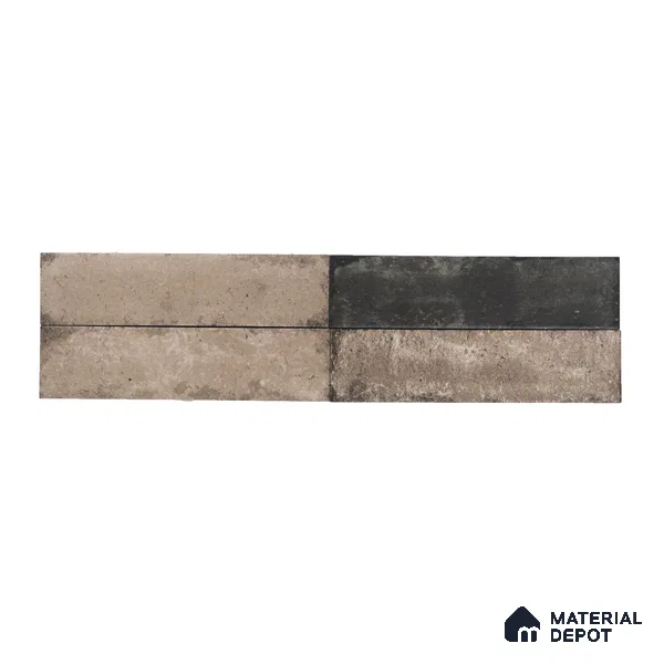 Subway Wall & Floor Tile TL 05227 Urbanto Base Brown 12 x 3 inch Vitrified Matte Finish - 8 mm | 36 Random Faces | Suitable for Accent / Feature Walls, Bathroom, Kitchen Wall & Backsplashes (Sample)