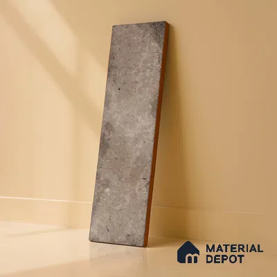 Subway Wall & Floor Tile TL 05227 Urbanto Base Brown 12 x 3 inch Vitrified Matte Finish - 8 mm | 36 Random Faces | Suitable for Accent / Feature Walls, Bathroom, Kitchen Wall & Backsplashes (Sample)