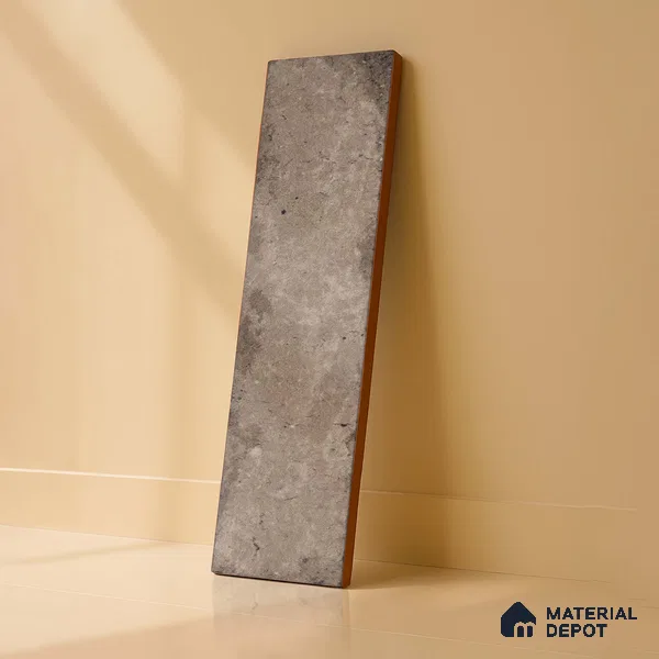 Subway Wall & Floor Tile TL 05227 Urbanto Base Brown 12 x 3 inch Vitrified Matte Finish - 8 mm | 36 Random Faces | Suitable for Accent / Feature Walls, Bathroom, Kitchen Wall & Backsplashes (Sample)
