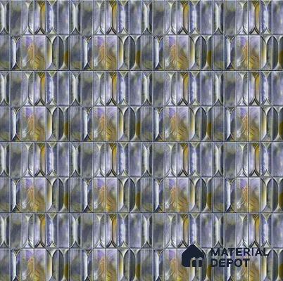 Faux Subway Wall Tile TL 06355 B  Ocean Flow 12 inch x 12 inch Ceramic Matte Finish - 9.5 mm | Suitable for Accent / Feature Walls, Bathroom, Kitchen Wall & Backsplashes | Please Expect a Slight Variation of Pattern (Sample)