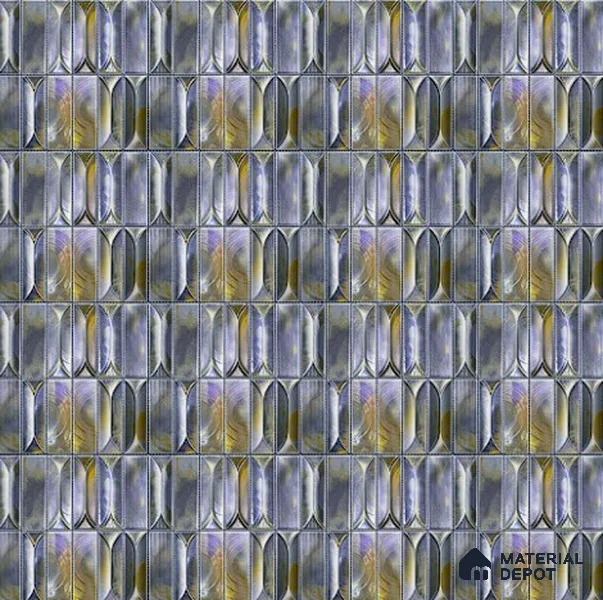 Faux Subway Wall Tile TL 06355 B  Ocean Flow 12 inch x 12 inch Ceramic Matte Finish - 9.5 mm | Suitable for Accent / Feature Walls, Bathroom, Kitchen Wall & Backsplashes | Please Expect a Slight Variation of Pattern (Sample)