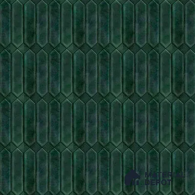 Faux Subway Wall Tile TL 06347 B  Picket Gardenrix 12 inch x 12 inch Ceramic Matte Finish - 9.5 mm | Suitable for Accent / Feature Walls, Bathroom, Kitchen Wall & Backsplashes | Please Expect a Slight Variation of Pattern