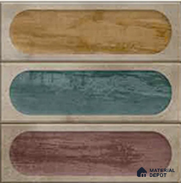 Faux Subway Wall Tile TL 06333  Formova 12 inch x 12 inch Ceramic Matte Finish - 9.5 mm | Suitable for Accent / Feature Walls, Bathroom, Kitchen Wall & Backsplashes | Please Expect a Slight Variation of Pattern