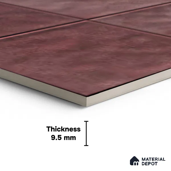 Subway  Wall Tile TL 06336 C  Laygrid 12 inch x 12 inch Ceramic Glossy Finish - 9.5 mm | Suitable for Accent / Feature Walls, Bathroom, Kitchen Wall & Backsplashes | Please Expect a Slight Variation of Pattern