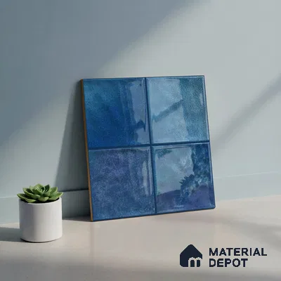 Subway  Wall Tile TL 06336 D  Netflow 12 inch x 12 inch Ceramic Glossy Finish - 9.5 mm | Suitable for Accent / Feature Walls, Bathroom, Kitchen Wall & Backsplashes | Please Expect a Slight Variation of Pattern (Sample)