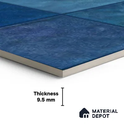 Subway  Wall Tile TL 06336 D  Netflow 12 inch x 12 inch Ceramic Glossy Finish - 9.5 mm | Suitable for Accent / Feature Walls, Bathroom, Kitchen Wall & Backsplashes | Please Expect a Slight Variation of Pattern (Sample)