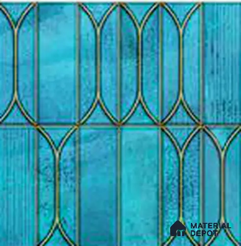 Faux Subway Wall Tile TL 06332 C  Harbor 12 inch x 12 inch Ceramic Glossy Finish - 9.5 mm | Suitable for Accent / Feature Walls, Bathroom, Kitchen Wall & Backsplashes | Please Expect a Slight Variation of Pattern