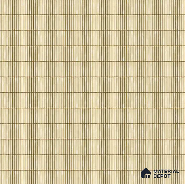 Faux Subway Wall Tile TL 06339 B  Kitkat Chocogrid 12 inch x 12 inch Ceramic Glossy Finish - 9.5 mm | Suitable for Accent / Feature Walls, Bathroom, Kitchen Wall & Backsplashes | Please Expect a Slight Variation of Pattern (Sample)