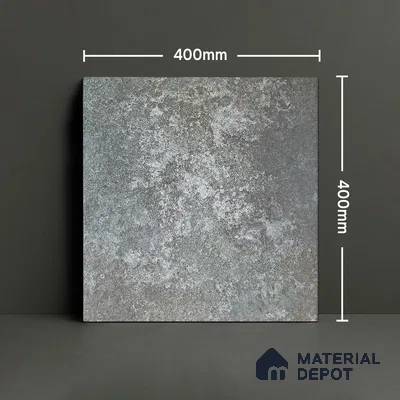 TL 05885 Rustic Green 400x400 mm Matte Finish Anti Skid Vitrified Parking Tile - 12 mm | Pattern Alignment May Vary | 2-3 mm Spacer is Mandatory