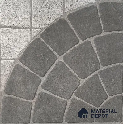 TL 04734 Natural Rustic Matte Finish 400x400 mm Digital Parking Tile - 12 mm | Pattern Alignment May Vary | 2-3 mm Spacer is Mandatory