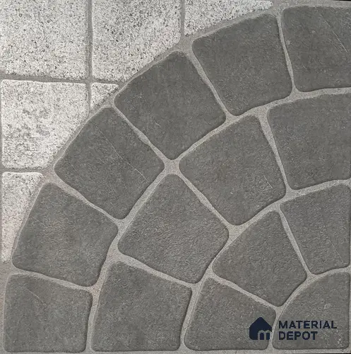 TL 04734 Natural Rustic Matte Finish 400x400 mm Digital Parking Tile - 12 mm | Pattern Alignment May Vary | 2-3 mm Spacer is Mandatory