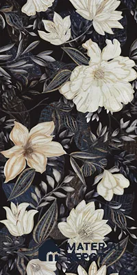 Floral Wall Tile TL 10149 | Super High Gloss Finish  Vitrified Tile - 9 mm | Suitable for Bathroom, Accent/Feature Wall, Dining Area