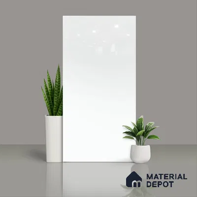 TL 00964 Super White 1200x600 mm Glossy Finish Vitrified Wall & Floor Tile - 9 mm