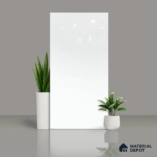 TL 00964 Super White 1200x600 mm Glossy Finish Vitrified Wall & Floor Tile - 9 mm