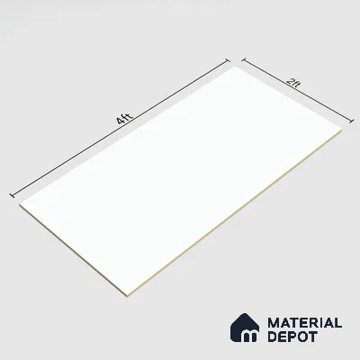 TL 00964 Super White 1200x600 mm Glossy Finish Vitrified Wall & Floor Tile - 9 mm
