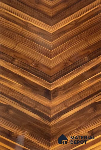 Swiss Walnut Center Joint 2440x1220 mm Silicon Natural Veneer - 3.7 mm