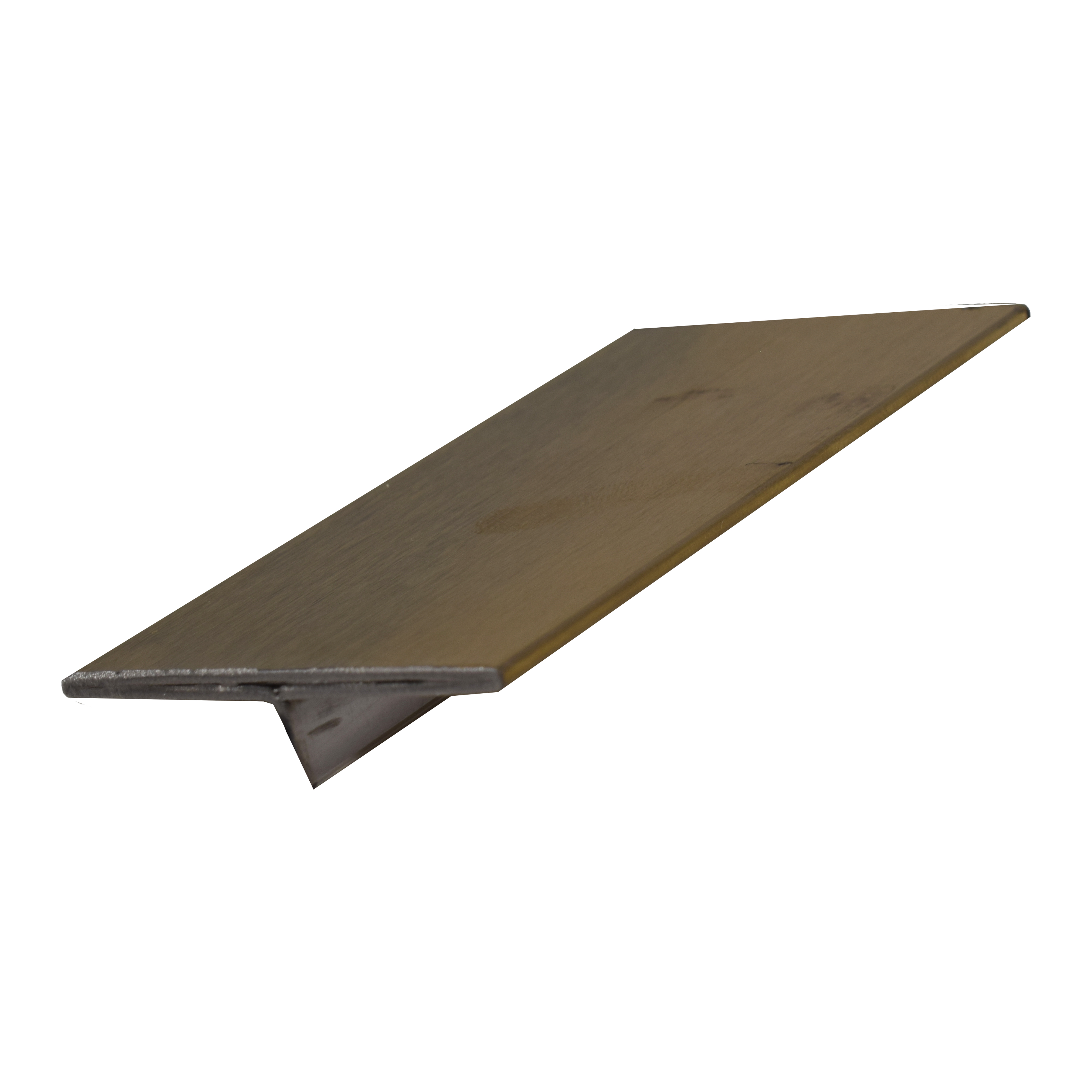 SS 304 T Profile Brush Gold Matte Finish Edgeline PM 00281 AA | 10 ft (3 mtr) x 35 mm x 0.6 mm | Adhesive Type Installation | Suitable for Floor & Walls