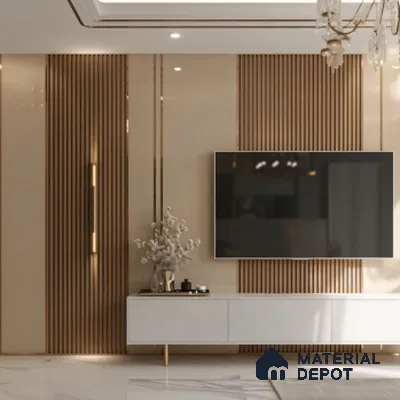 SS 304 T Profile Brush Rose Gold Matte Finish Edgeline PM 00281 AG | 10 ft (3 mtr) x 25 mm x 0.6 mm | Adhesive Type Installation | Suitable for Floor & Walls