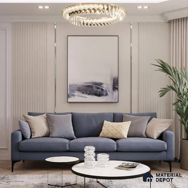 SS 304 T Profile Stainless Steel Matte Finish Edgeline PM 00281 AQ | 10 ft (3 mtr) x 6 mm x 0.6 mm | Adhesive Type Installation | Suitable for Floor & Walls