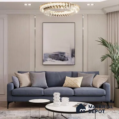 SS 304 T Profile Chrome Plated SS Matte Finish Edgeline PM 00281 AY | 10 ft (3 mtr) x 9 mm x 0.6 mm | Adhesive Type Installation | Suitable for Floor & Walls