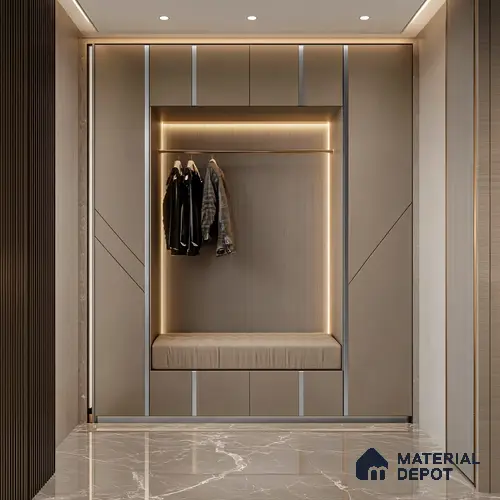 SS 304 T Profile Chrome Plated SS Matte Finish Edgeline PM 00281 AZ | 10 ft (3 mtr) x 12 mm x 0.6 mm | Adhesive Type Installation | Suitable for Floor & Walls