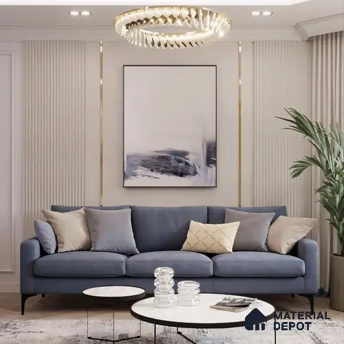 SS 304 T Profile Brush Gold Matte Finish Edgeline PM 00281 Y | 10 ft (3 mtr) x 18 mm x 0.6 mm | Adhesive Type Installation | Suitable for Floor & Walls