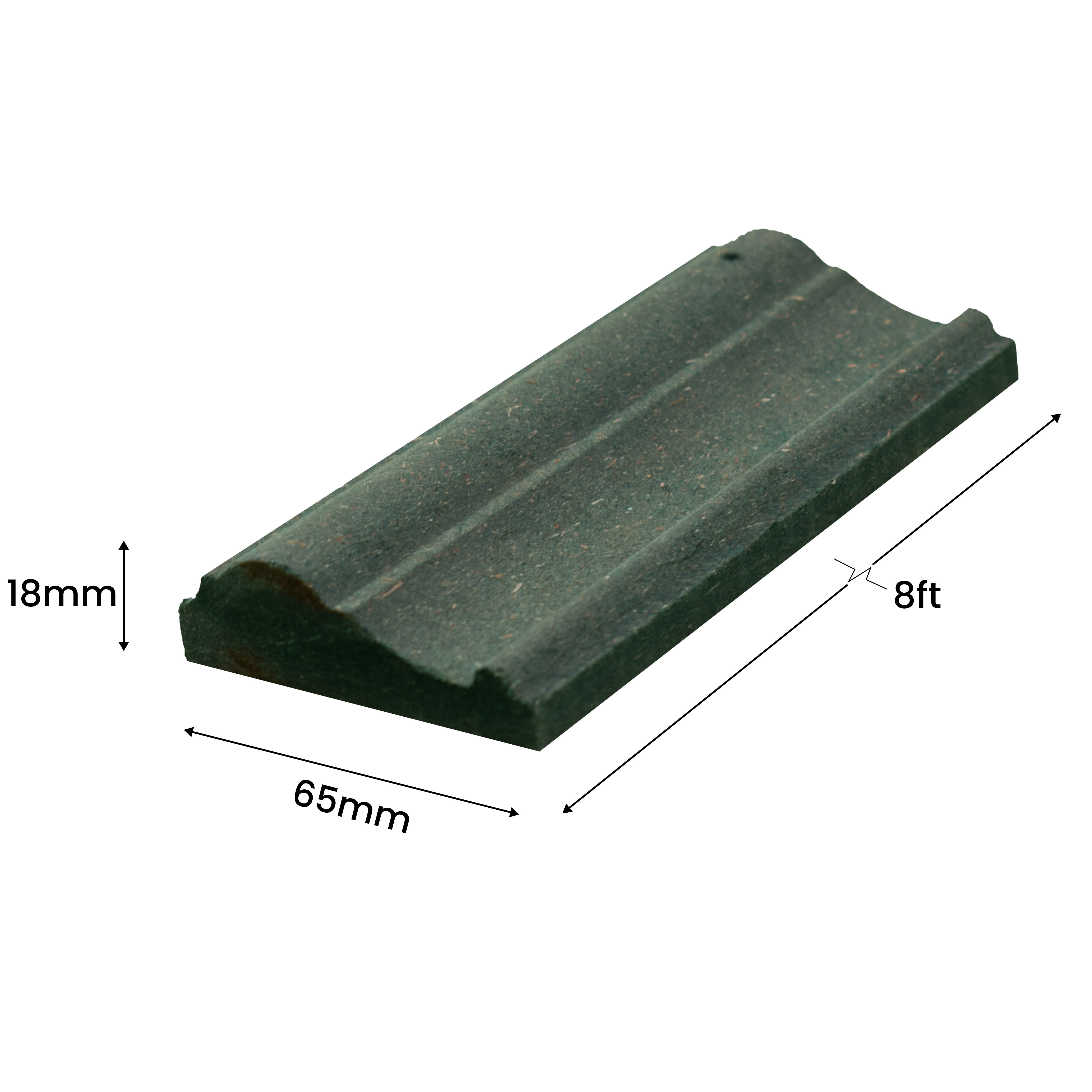 DIY Unfinished HDHMR Designer Paintable Wainscot French Wall Moulding Design 1 Greenova PM 00297 | 8 ft x 65 mm x 18 mm | Nail & Adhesive Installation