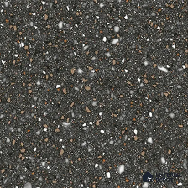 TL 03698 Terazzo Grey 400x400 mm Matte Finish Vitrified Parking Floor Tile - 12 mm | Pattern Alignment May Vary | 2-3 mm Spacer is Mandatory