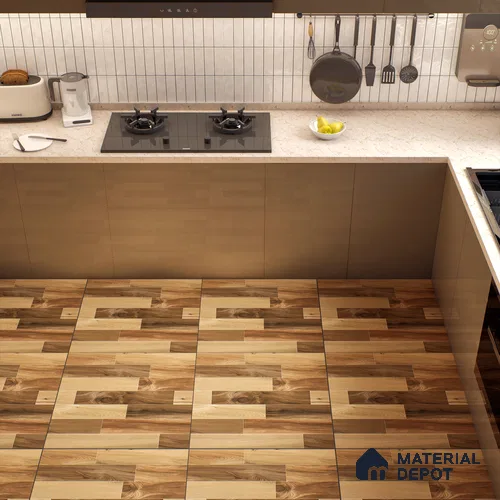 TL 00442 Terra Brown 2 ft x 2 ft Matte Finish Digital Porcelain Floor & Wall Tile - 9.5 mm