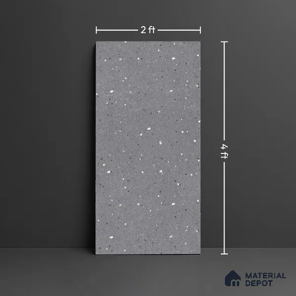 TL 04459 Terra Gris 1200 x 600 mm Digital Punch Matte Finish Vitrified Tile - 9 mm