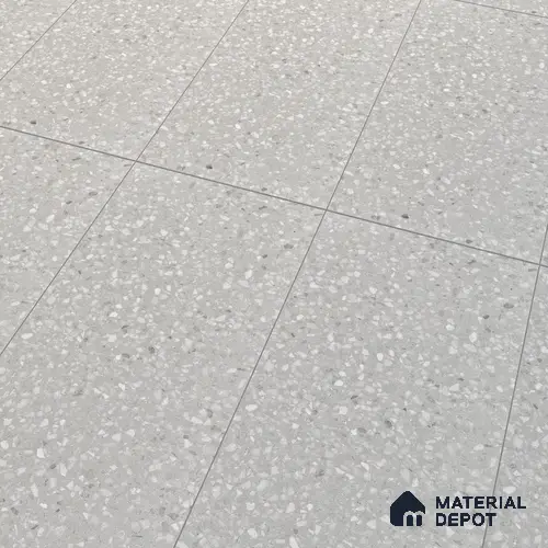 Terrazzo Floor & Wall Tile TL 07140 Arizon Grey 4 ft x 2 ft Matte Finish Vitrified Tile - 9 mm | 4 Random Design | Suitable For living Room, Bedroom, Bathroom | Image 5