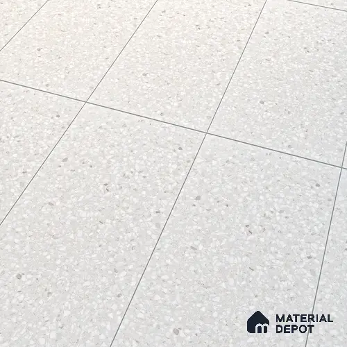 Terrazzo Floor & Wall Tile TL 07139 Arizon Bianco 4 ft x 2 ft Matte Finish Vitrified Tile - 9 mm | 4 Random Design | Suitable For living Room, Bedroom, Bathroom