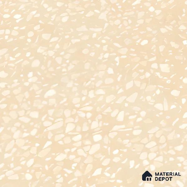 Terrazzo Floor & Wall Tile TL 06086 B Terrazzo Crema 4 ft x 2 ft Vitrified Matte Finish - 9 mm | 4 Random Design | Suitable For Living Room, Bedroom, Bathroom, Kitchen (Sample)