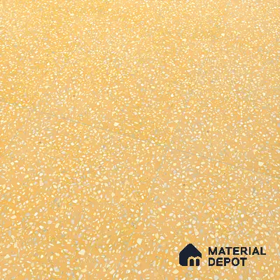 Terrazzo Floor & Wall Tile TL 06086 E Terrazzo Mustard 4 ft x 2 ft Vitrified Matte Finish - 9 mm | 8 Random Design | Suitable For Living Room, Bedroom, Bathroom, Kitchen
