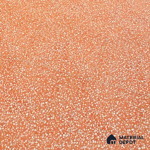 Terrazzo Floor & Wall Tile TL 06086 F Terrazzo Ruby 4 ft x 2 ft Vitrified Matte Finish - 9 mm | 8 Random Design | Suitable For Living Room, Bedroom, Bathroom, Kitchen
