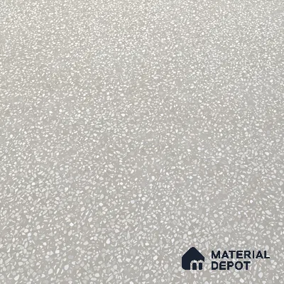 Terrazzo Floor & Wall Tile TL 06086 Terrazzo Taupe 4 ft x 2 ft Vitrified Matte Finish - 9 mm | 4 Random Design | Suitable For Living Room, Bedroom, Bathroom, Kitchen