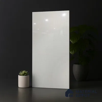 Terrazzo Wall & Floor Tile TL 06660 C Stars Bianco Lux 4 ft x 2 ft Full Body Vitrified Polish Finish - 9 mm | Suitable For Living Room, Bedroom, Bathroom, Terrace, Office & Balcony (Sample)