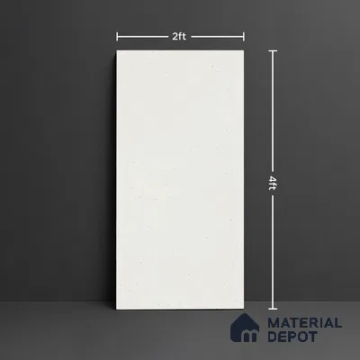 Terrazzo Wall & Floor Tile TL 06660 C Stars Bianco Lux 4 ft x 2 ft Full Body Vitrified Polish Finish - 9 mm | Suitable For Living Room, Bedroom, Bathroom, Terrace, Office & Balcony (Sample)