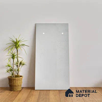 Terrazzo Wall & Floor Tile TL 06660 F Stars Grey Lux 4 ft x 2 ft Full Body Vitrified Polish Finish - 9 mm | Suitable For Living Room, Bedroom, Bathroom, Terrace, Office & Balcony (Sample)