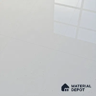 Terrazzo Wall & Floor Tile TL 06660 F Stars Grey Lux 4 ft x 2 ft Full Body Vitrified Polish Finish - 9 mm | Suitable For Living Room, Bedroom, Bathroom, Terrace, Office & Balcony (Sample)
